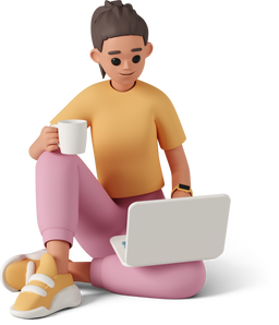 Person with laptop